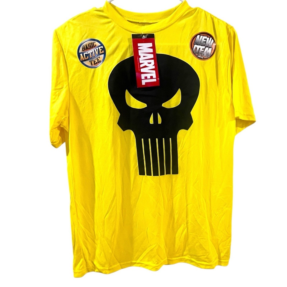 MARVEL Punisher Boys Active Tee, Size XL 14-16